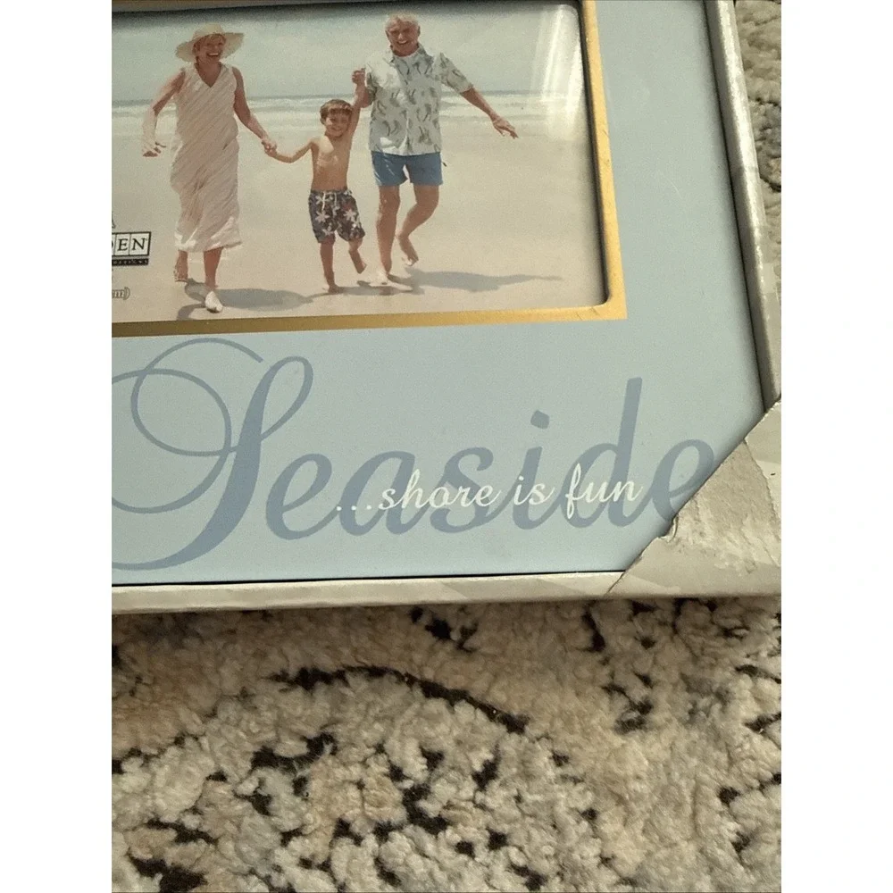 Malden 4x6 Photo Frame, Seaside, Shell Starfish Pearls Cottage
